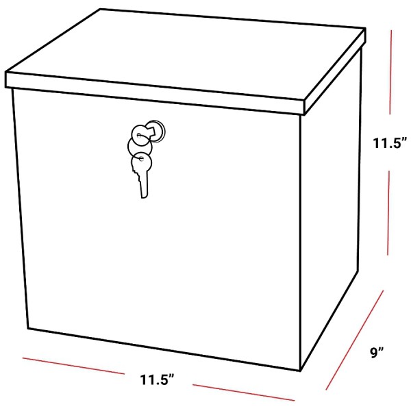 KF100-WH Lab Lock Box - Floor - McShane Metal Products, Welding