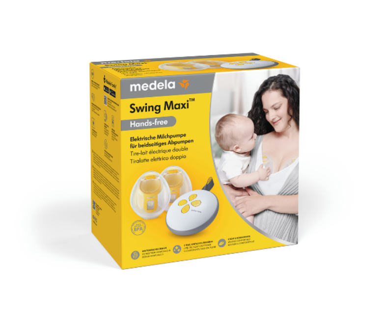 Swing Maxi™ (スイング・マキシ）ハンズフリー電動さく乳器 | Medela