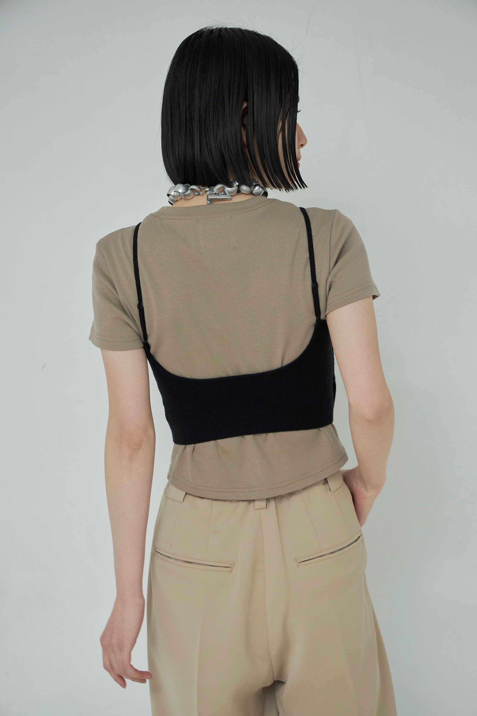 Knit Cropped Camisole – Mediam