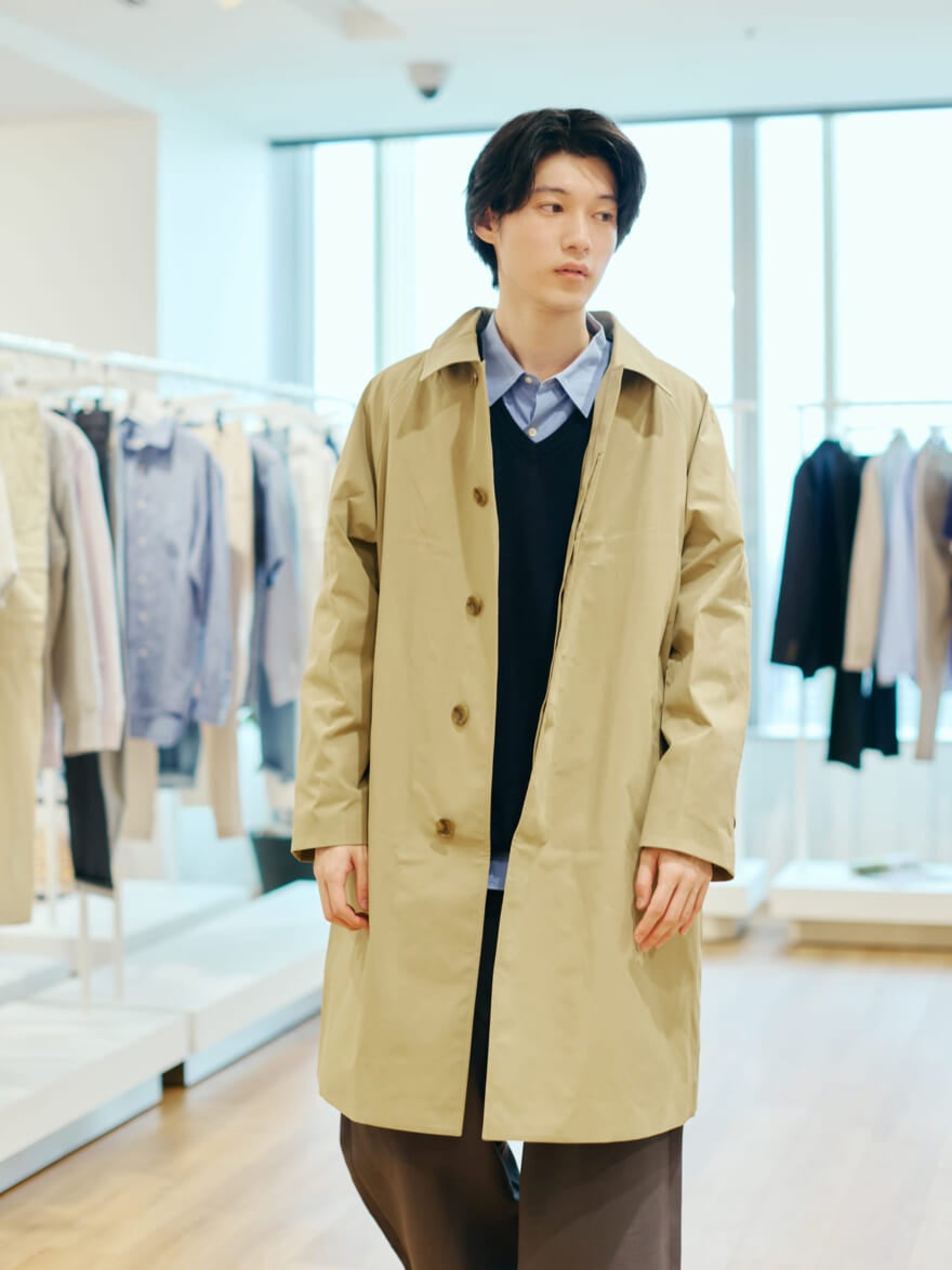 UNIQLO / ユニクロ ウィンドプルーフ2WAYコート ブラウン S UNIQLO