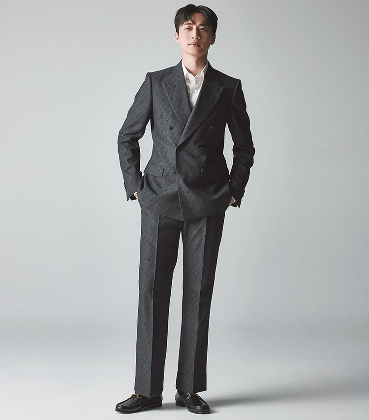 フォーマルに着こなせるグッチのスーツ | MEN'S EX ONLINE |