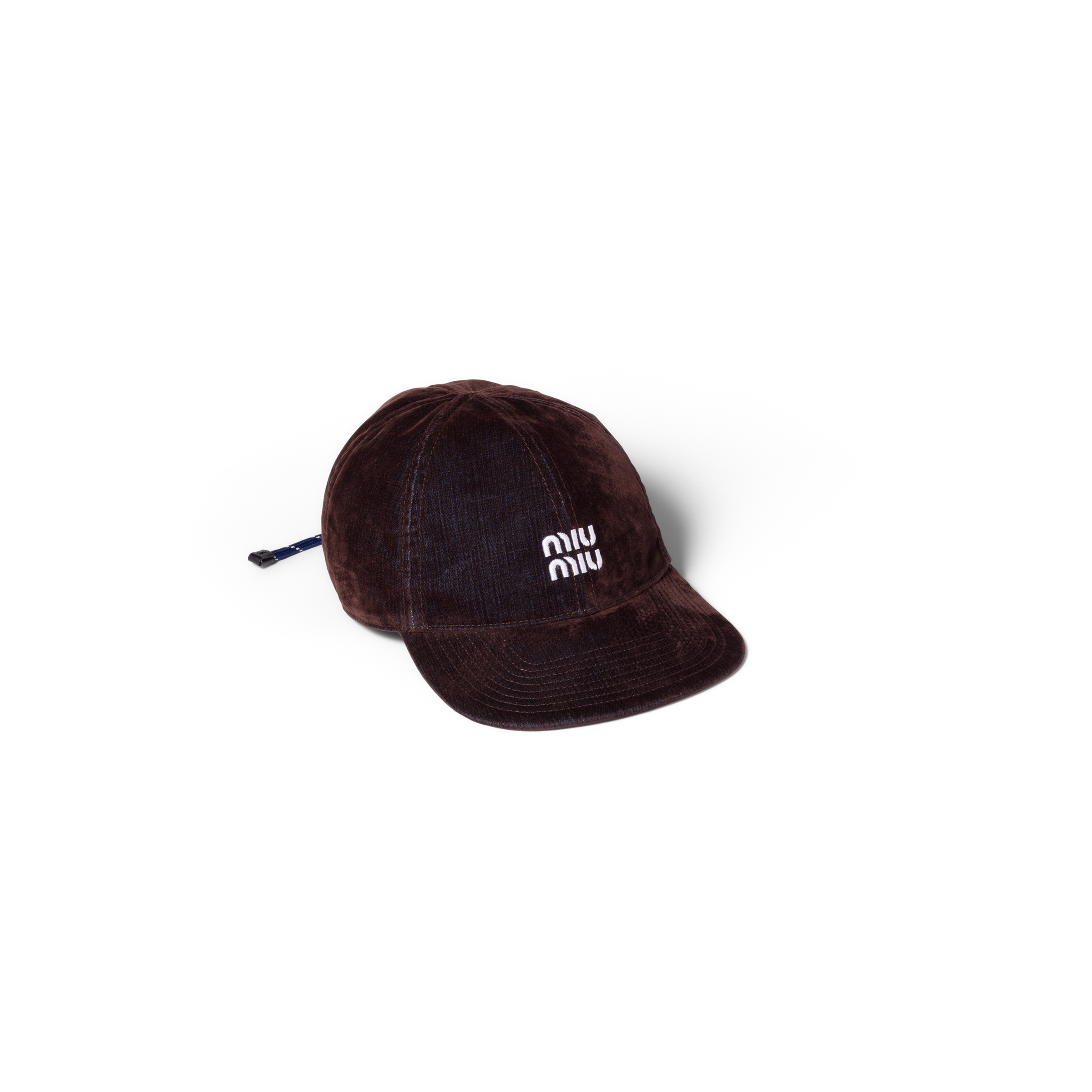 Navy Denim Baseball Cap | Miu Miu