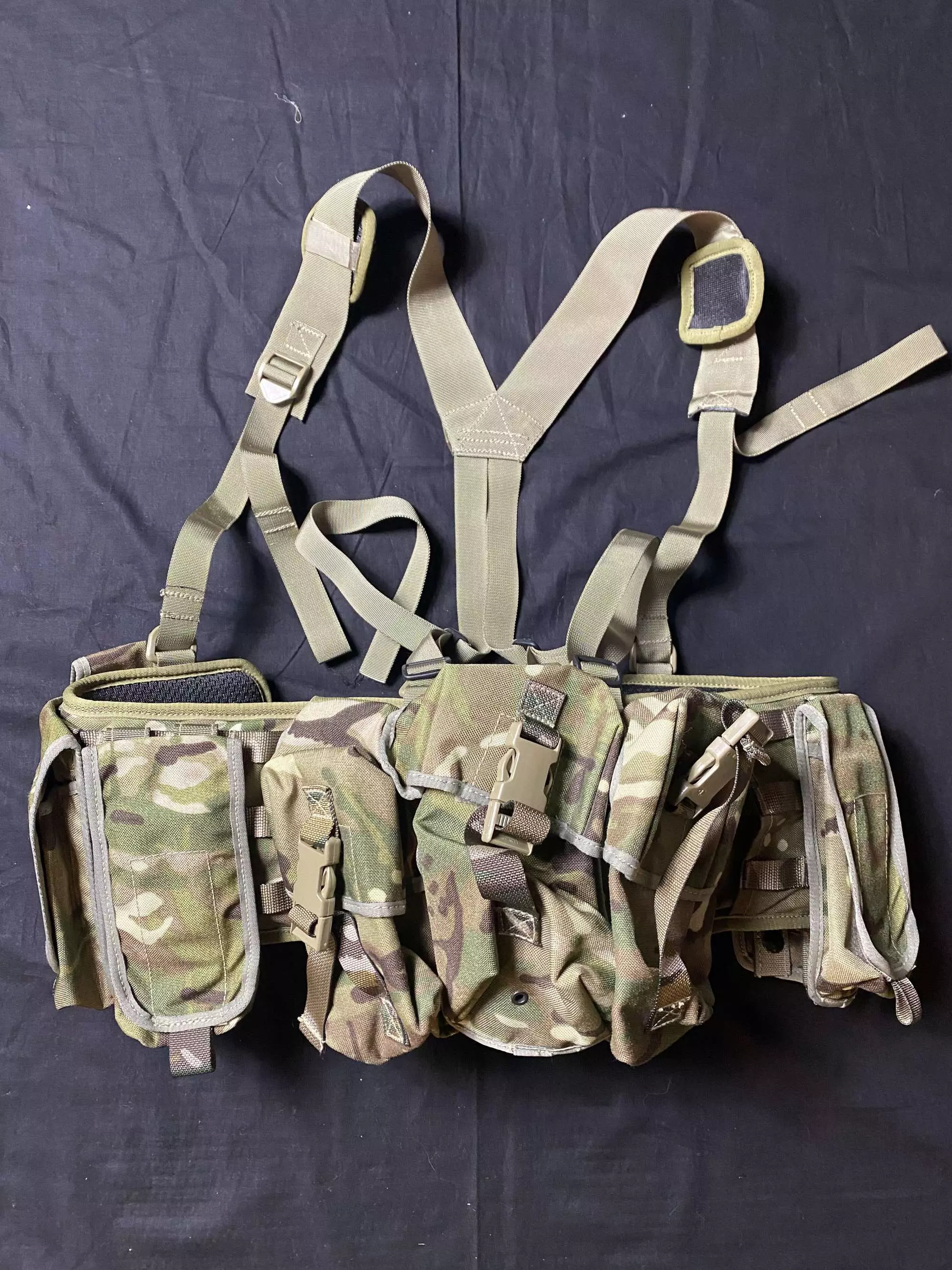 BRITISH ARMY MTP HIP BELT WEBBING SET in Webbing