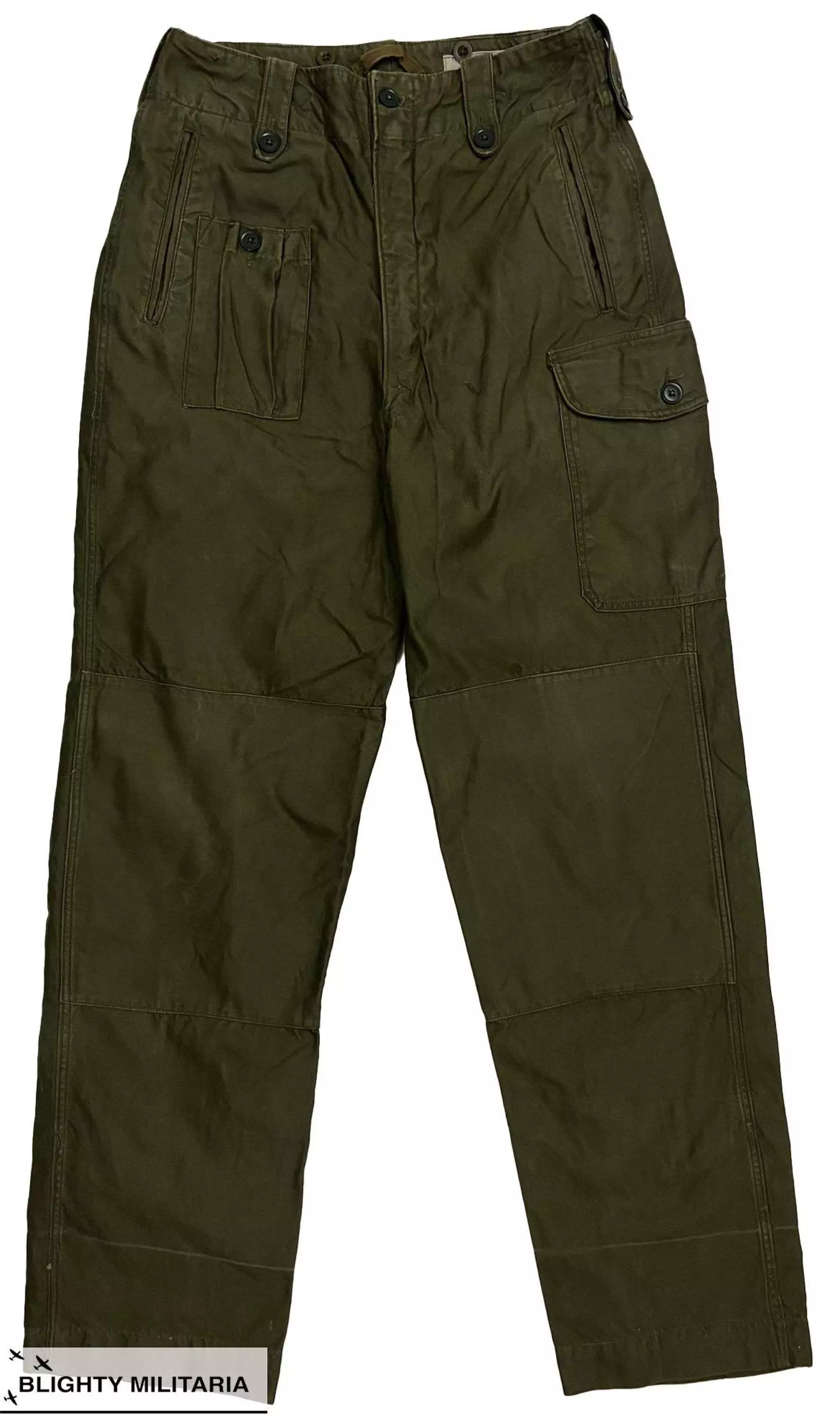 Original 1965 Dated British Army 1960 Pattern Combat Trousers