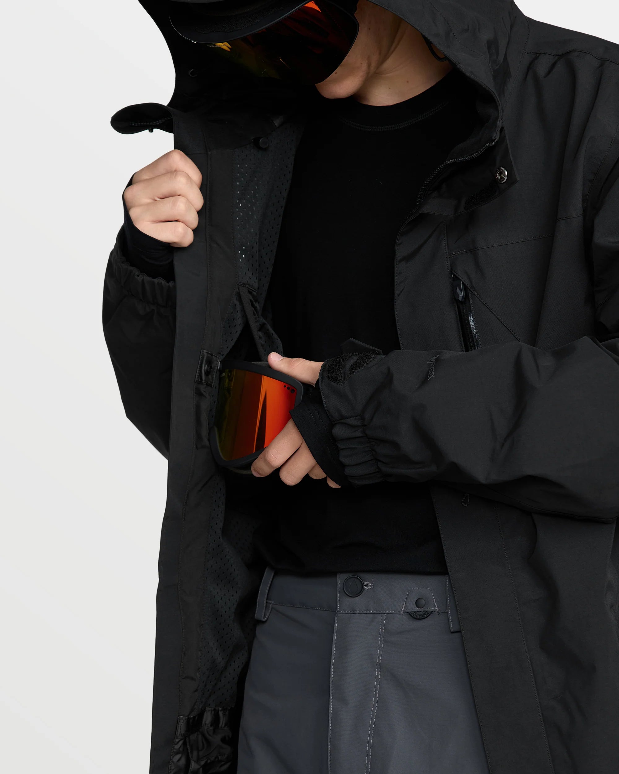 Volcom L Gore-Tex Jacket (Black) – Milo Snow and Skate