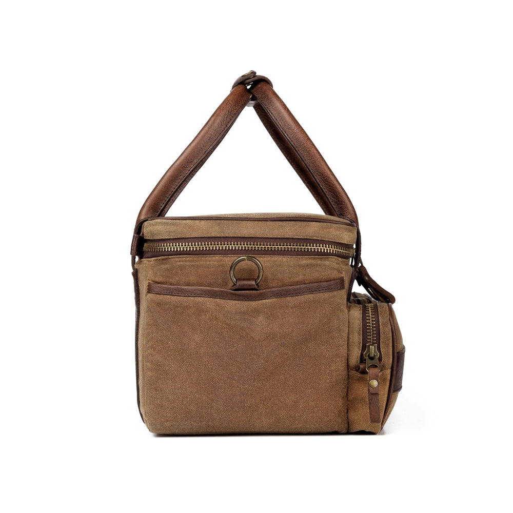 White Wing Waxed Canvas Scout Cooler | Mission Mercantile
