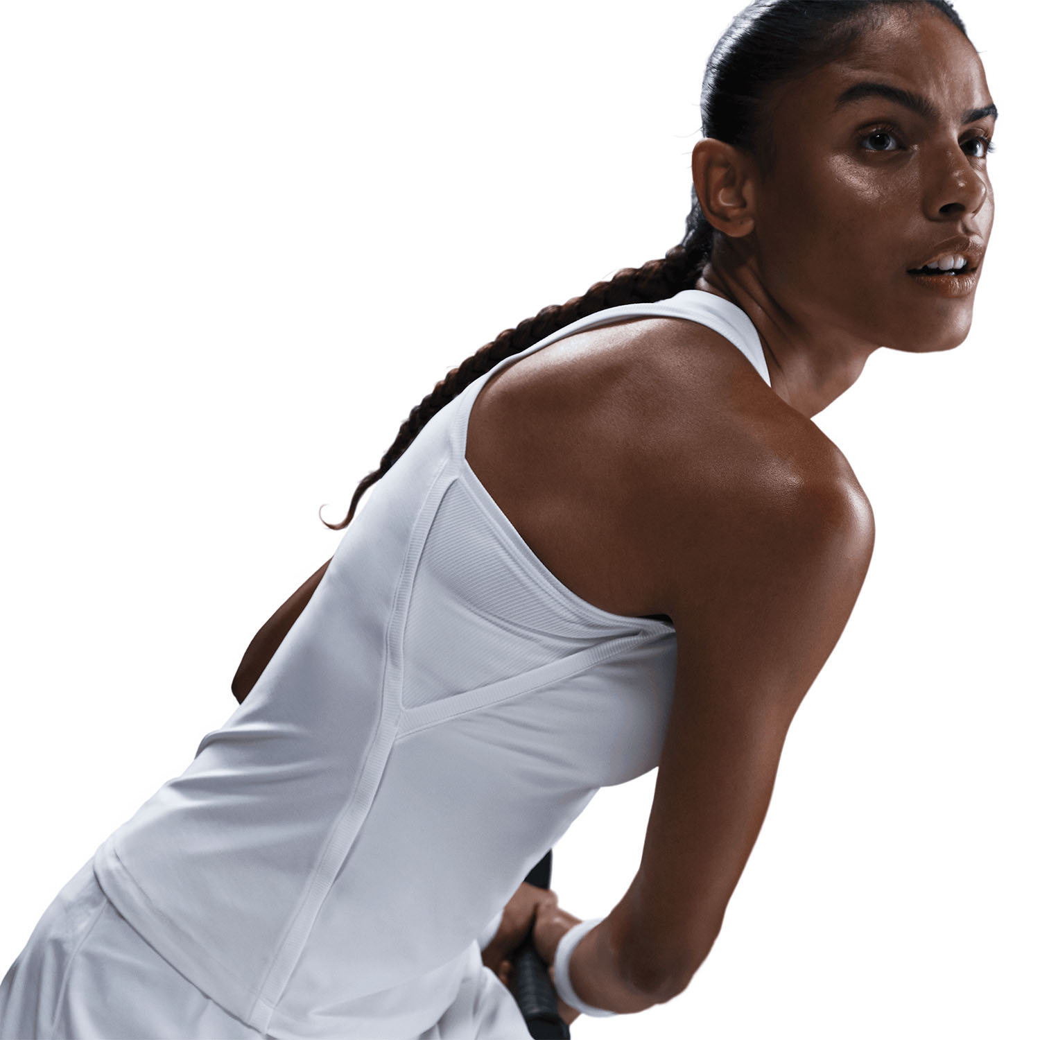 Nike Victory Women's Tennis Tank - White/Black