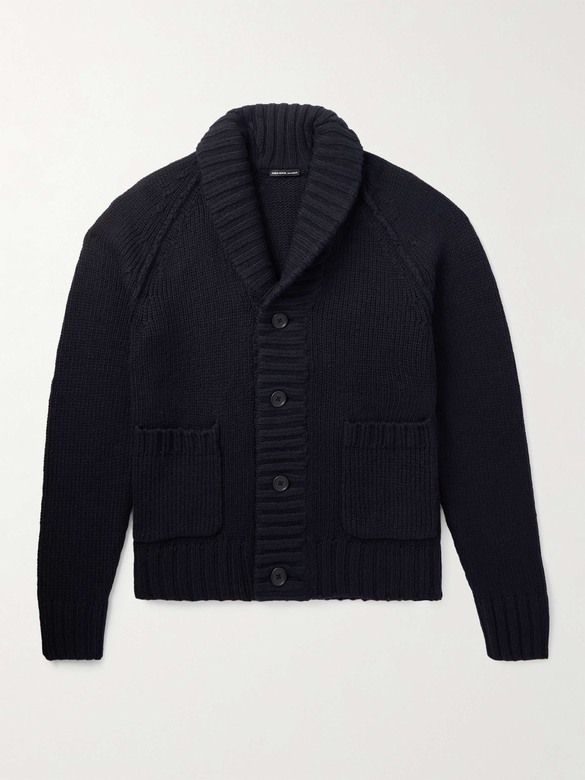JAMES PERSE Shawl-Collar Cotton-Blend Cardigan for Men | MR PORTER
