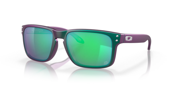 Oakley Holbrook Sunglasses TLD Matte Purple Green Shift Frame