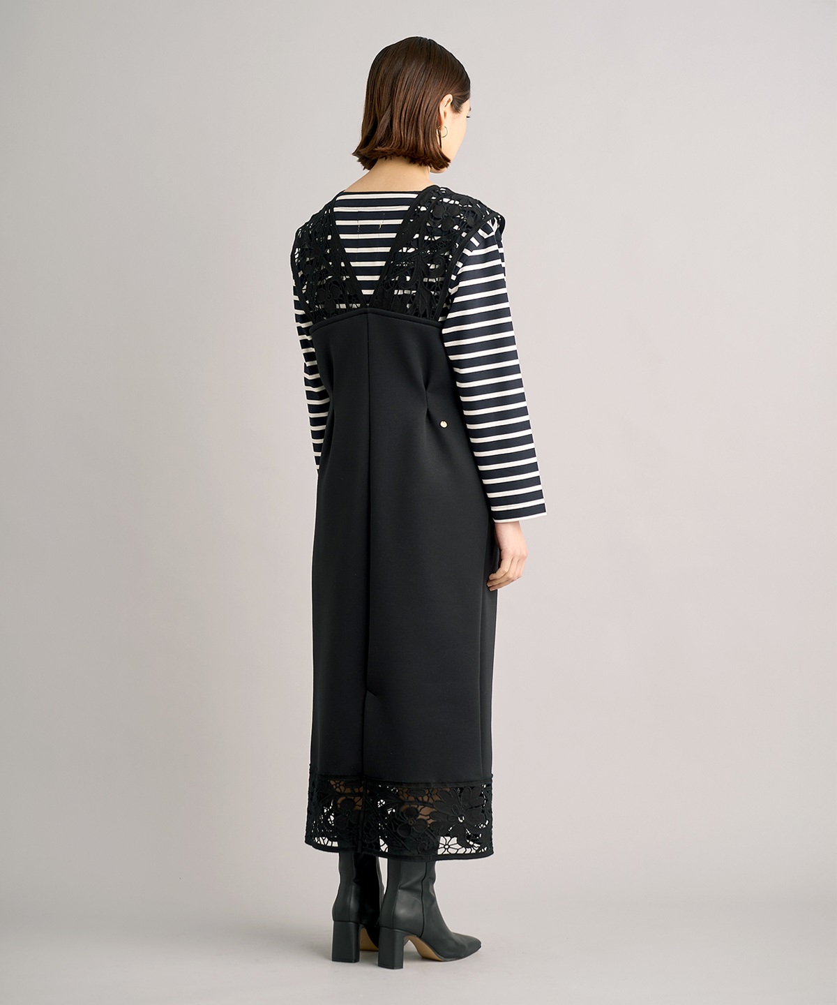 レースサロペットワンピース | MUVEIL Online Shop