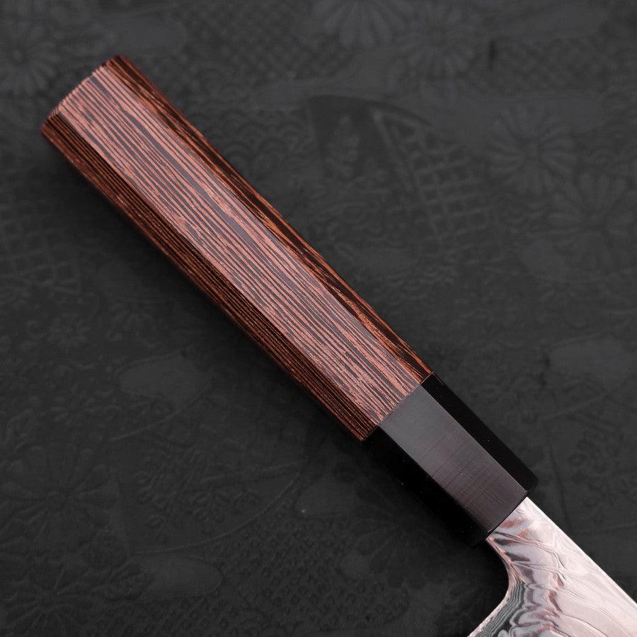牛刀 SLD 浪 ニッケルダマスカス 焼漆柄 210mm – MUSASHI