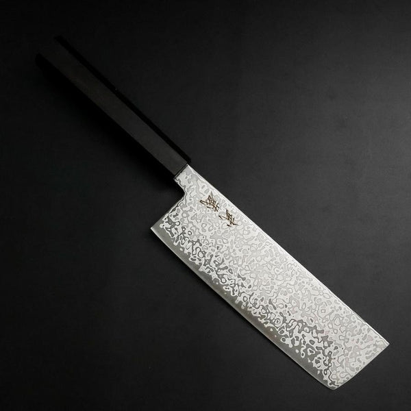 牛刀 SLD 浪 ニッケルダマスカス 黒檀水牛柄 210mm – MUSASHI