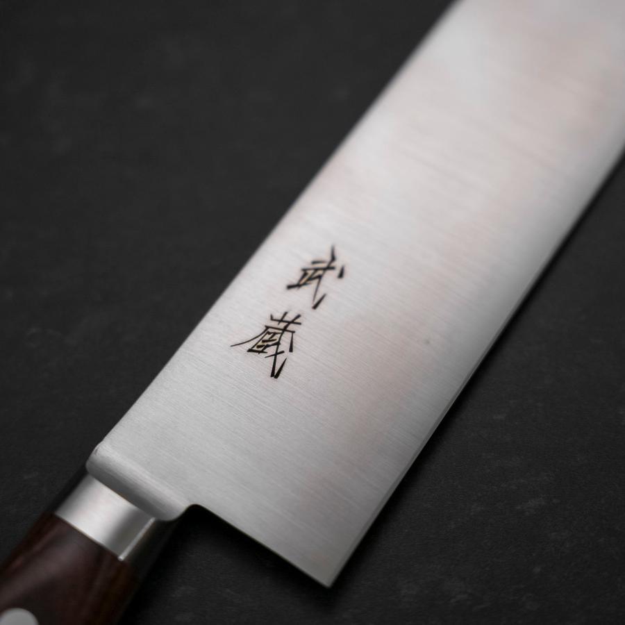 菜切 VG-10 磨き 槌目 洋風マホガニー柄 165mm – MUSASHI