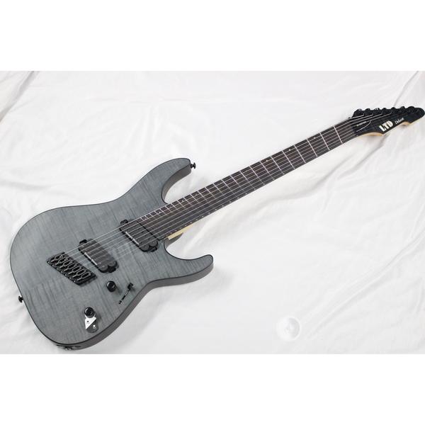 SCHECTER DIAMONDシリーズ エレキギターDAMIAN-7-FR Satin Black中古品