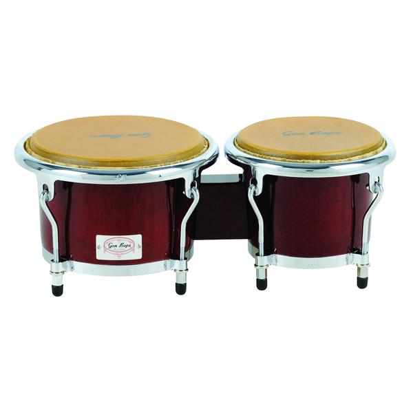 Pearl White Wood Bongos w/REMO NUSKYN Headsシリーズ ボンゴBG-209WR