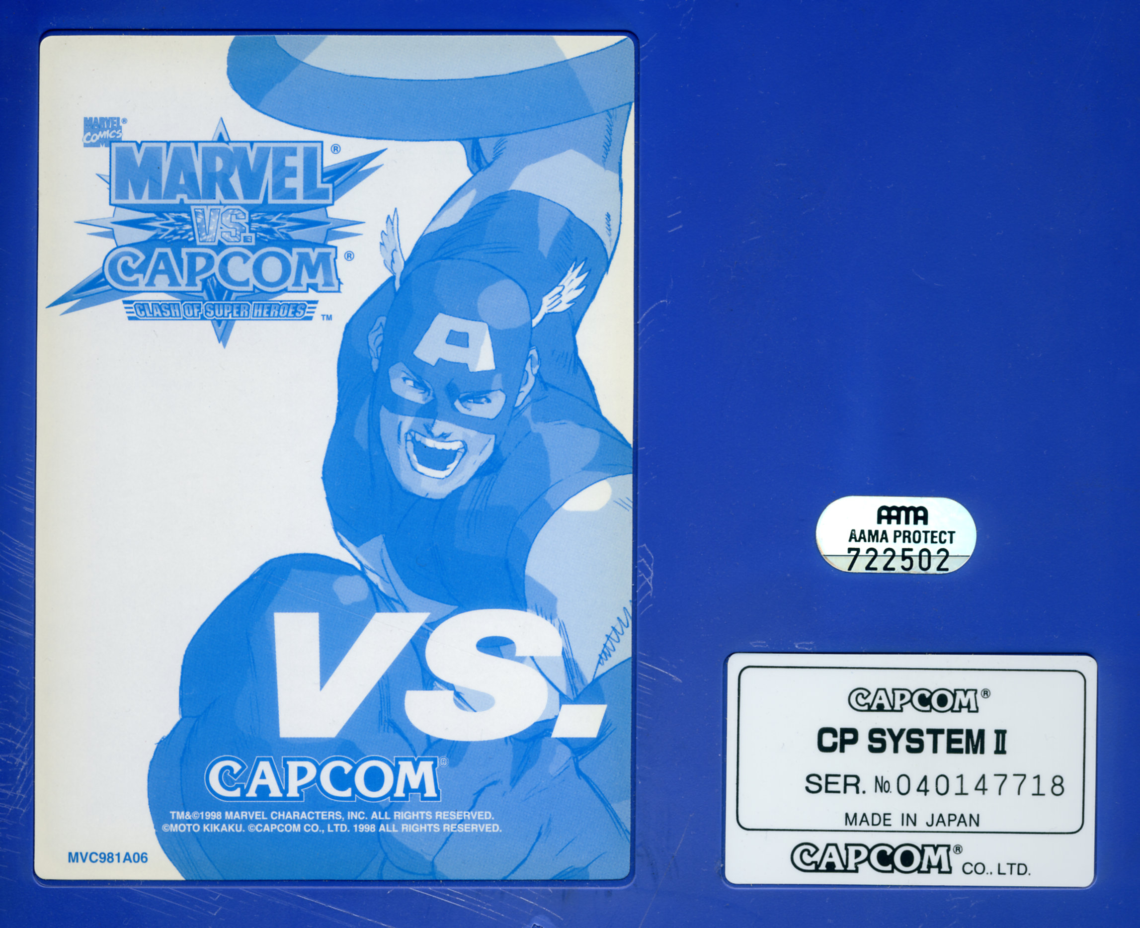 CPS2 - Marvel vs. Capcom: Clash of Super Heroes - MVS