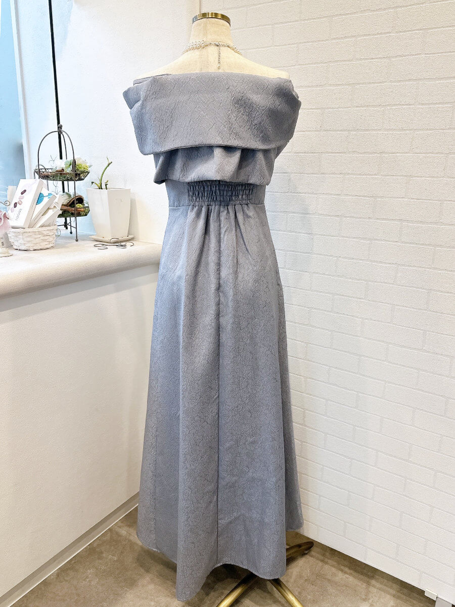 my closet / 2WAY RIBBON BOLERO DRESS SBL