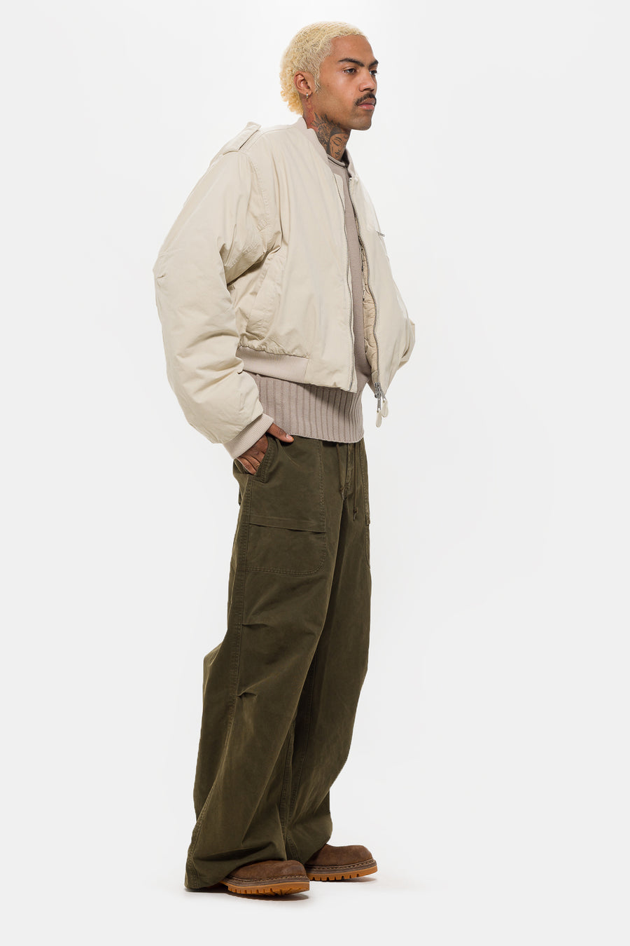 Barren Cargo Pant in Olive - Entire Studios