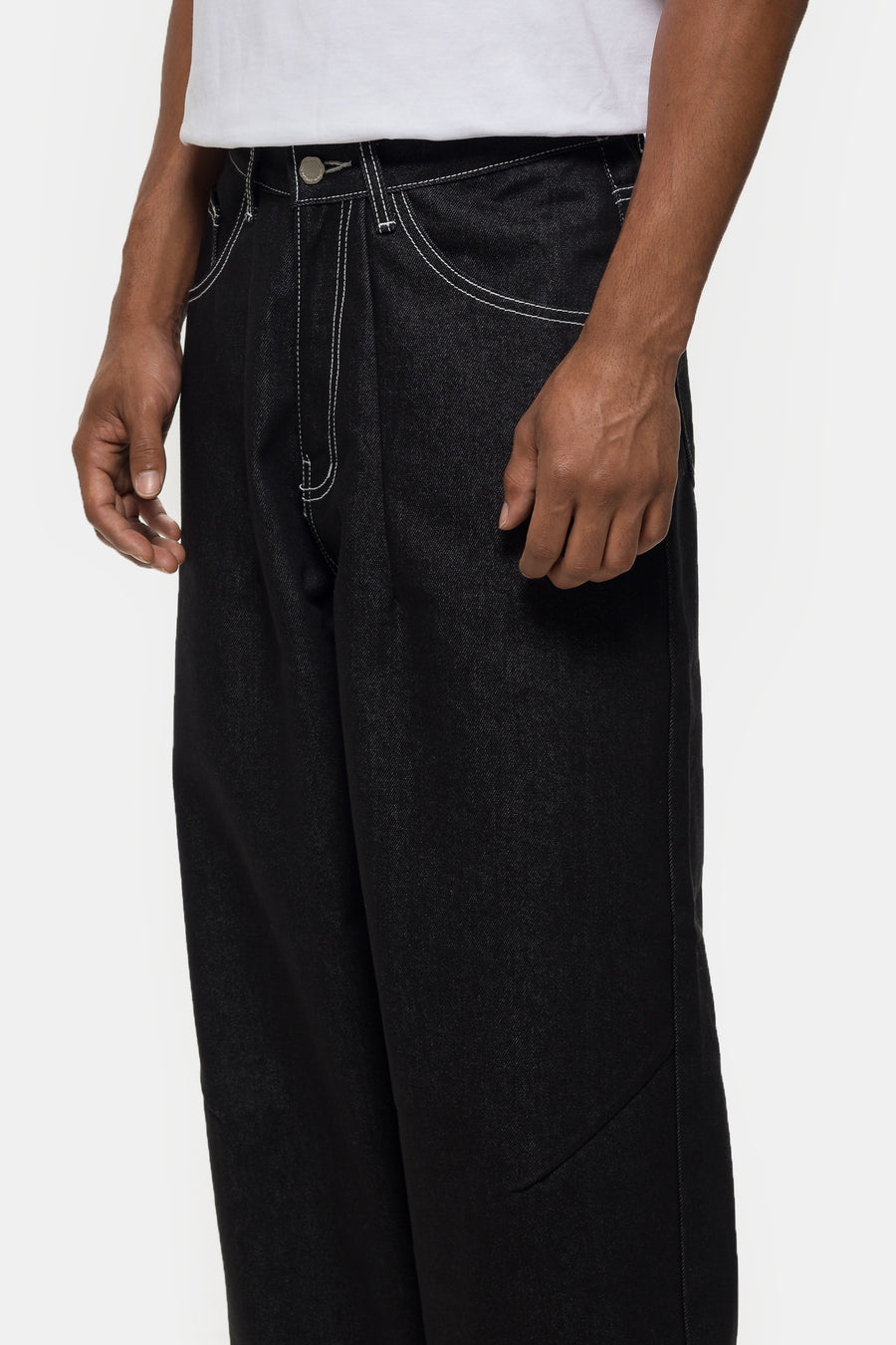 Raw Denim Balloon Jean in Black – Estudio Niksen