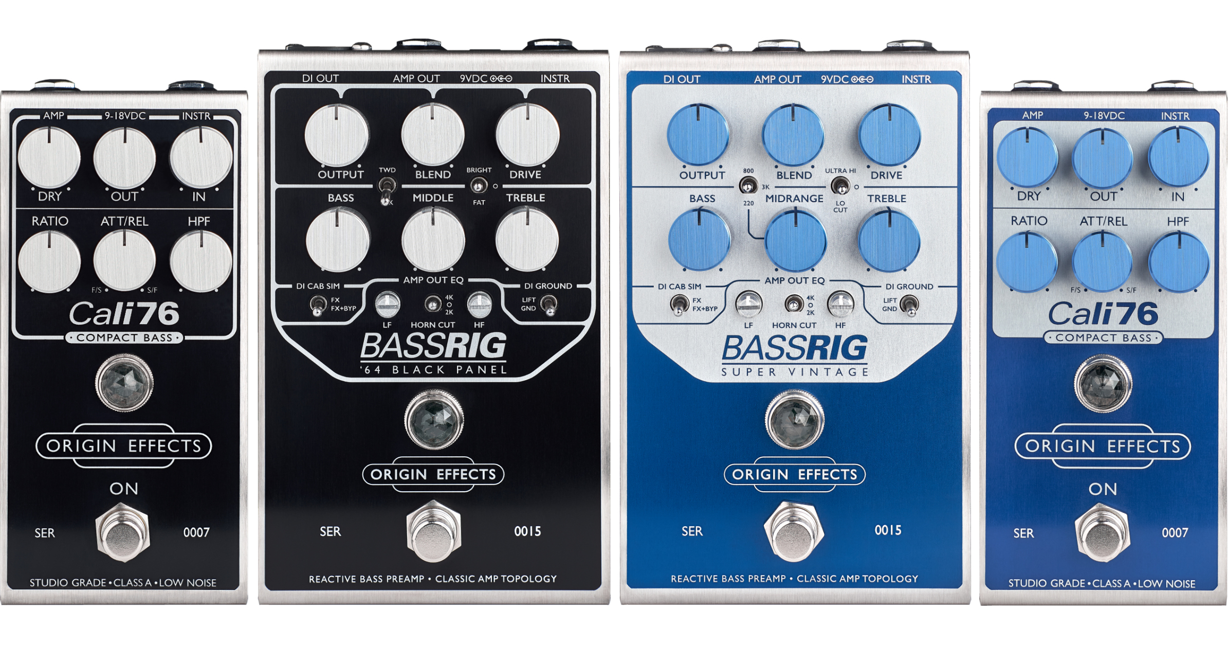 Origin Effects Unveils BassRIG Super Vintage and '64 Black Panel