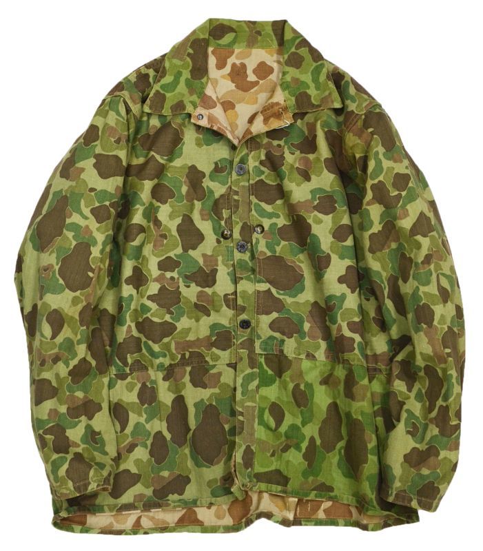 40's【ビンテージ】【米軍実物】【USMC】【ダックハンターカモ