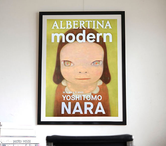 奈良美智 ウィーン美術館限定発売のポスターをご購入いただけます。 ー