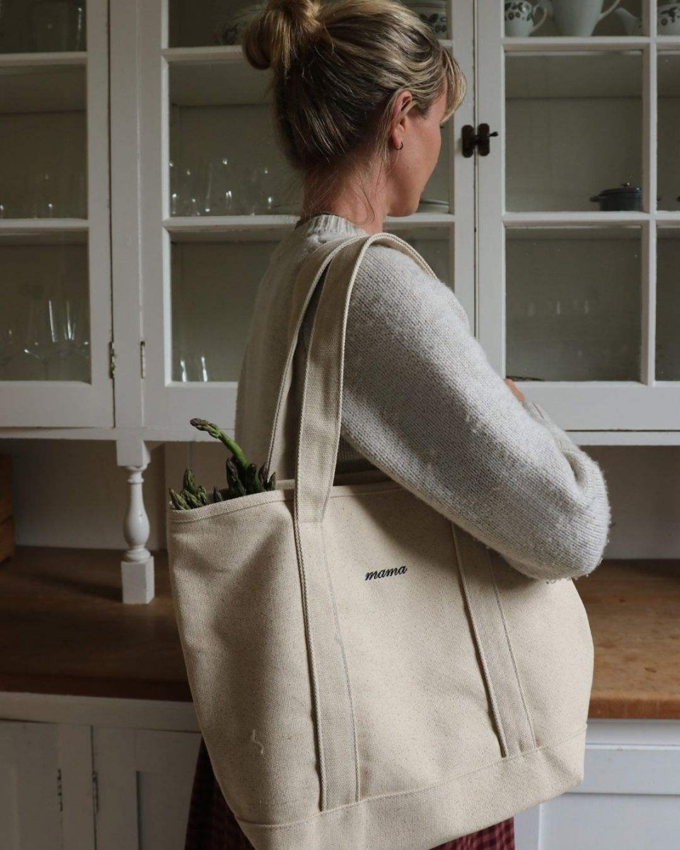 Multi-Colour Text Personalised Tote Bag - Heavyweight Canvas Tote