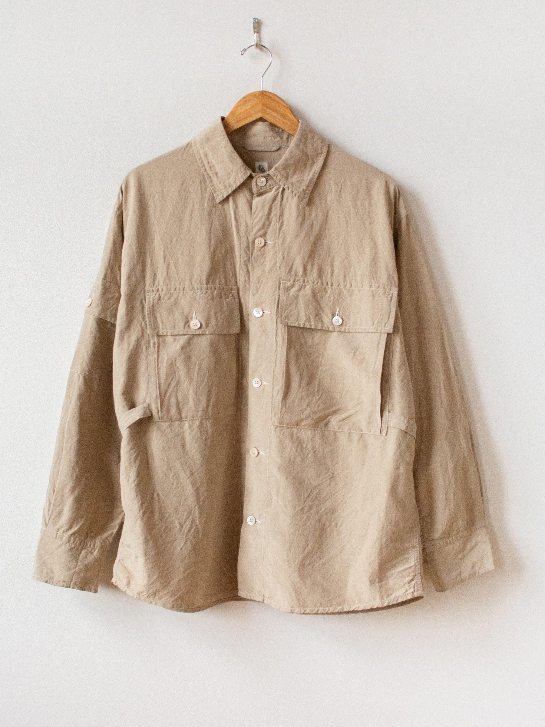 Namu Shop - Kaptain Sunshine Washed Silk Linen Field Shirt Jacket