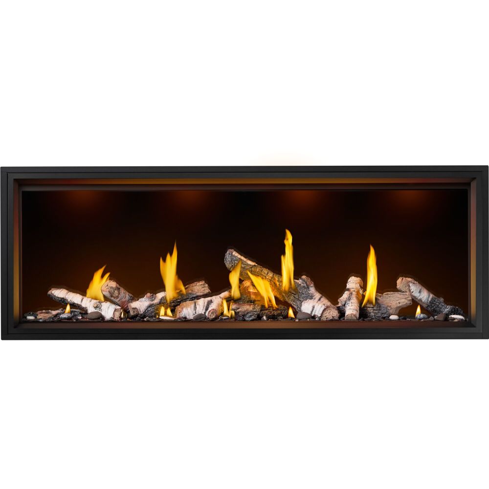 Tall Linear Vector 74 with Luminous Logs - TLV74LN | Napoleon