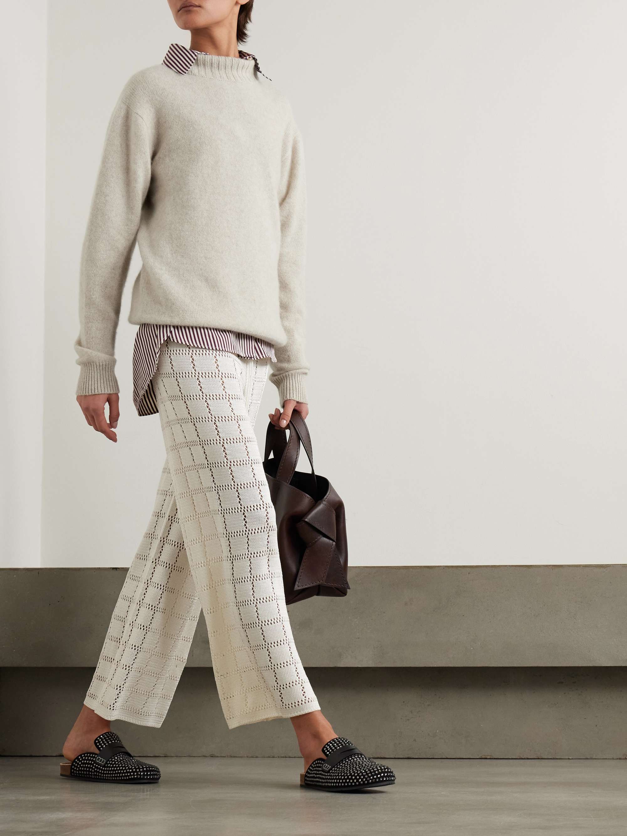 THE ELDER STATESMAN Cashmere turtleneck sweater | NET-A-PORTER