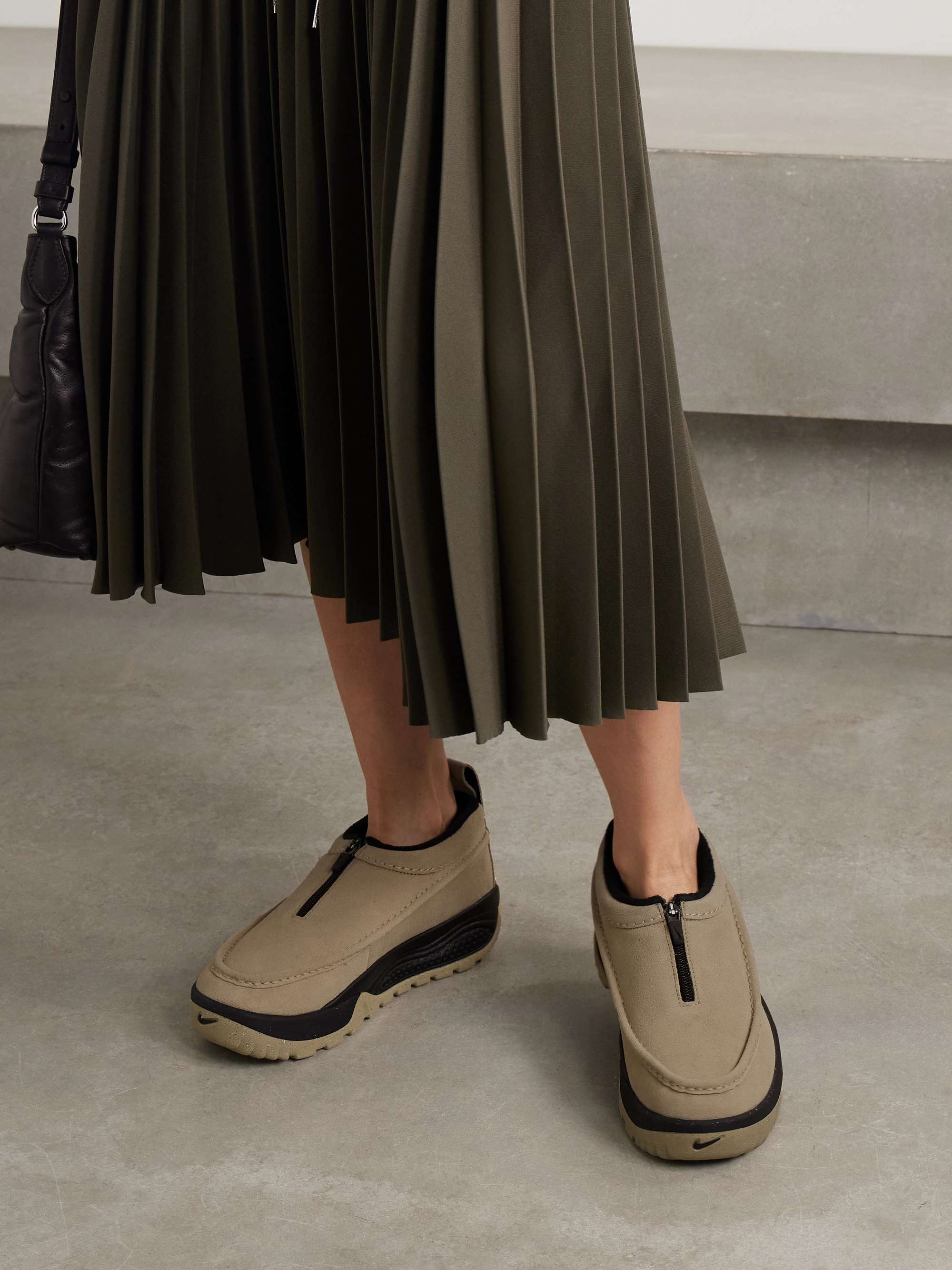 NIKE ACG Izy rubber-trimmed suede sneakers | NET-A-PORTER