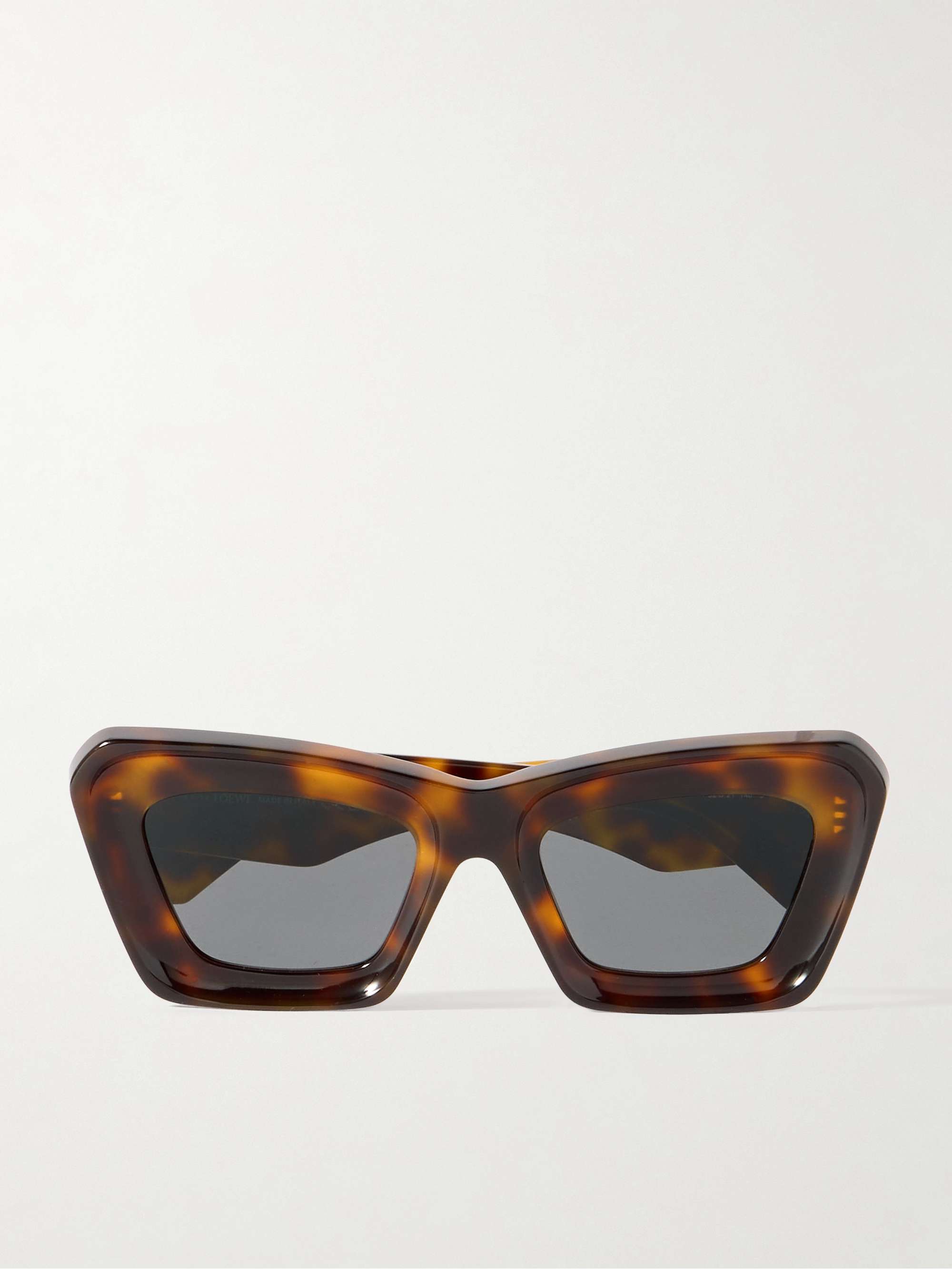 LOEWE EYEWEAR Cat-eye tortoiseshell acetate sunglasses | NET-A-PORTER