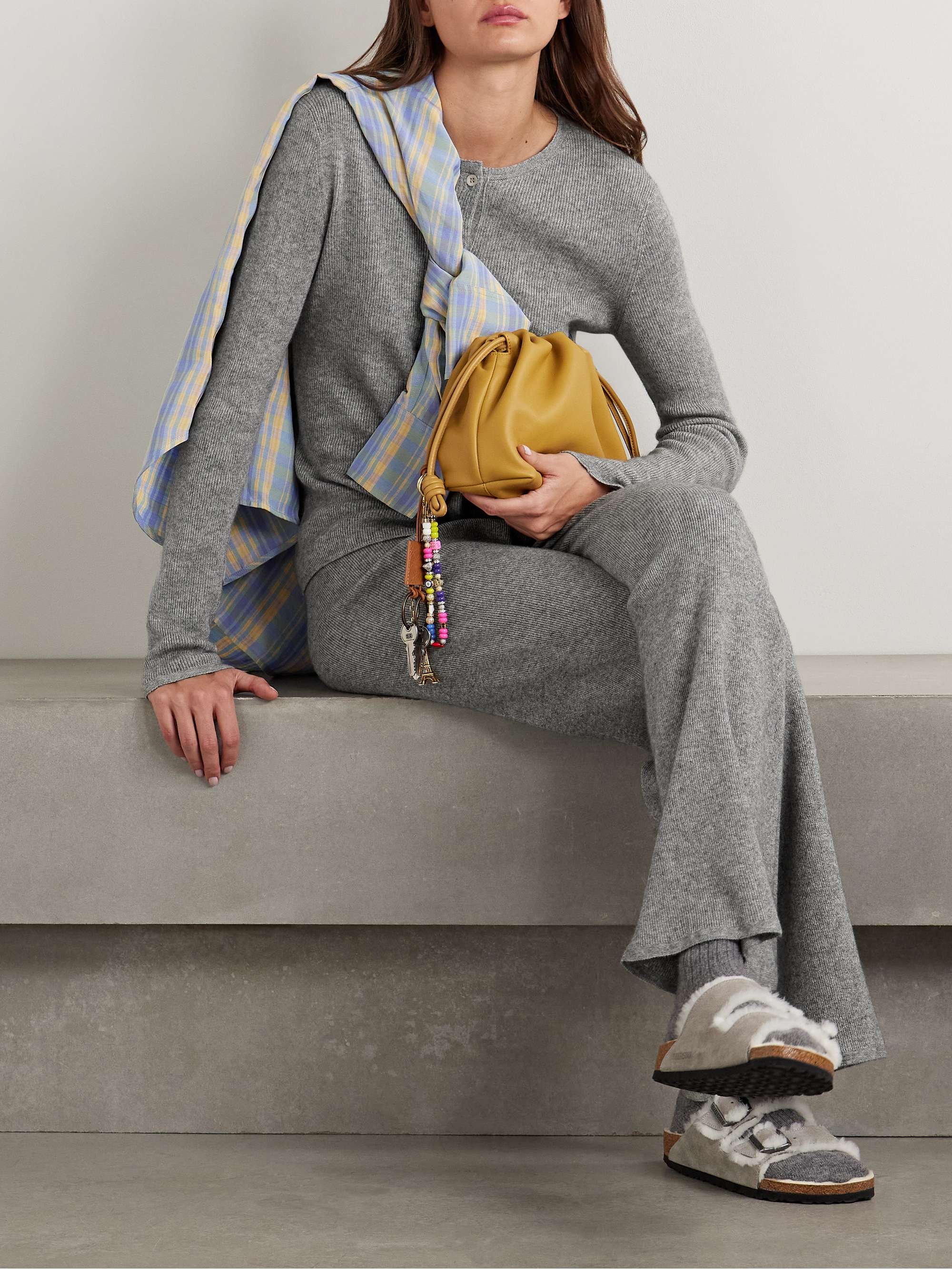 THE ELDER STATESMAN Delicash ribbed cashmere and silk-blend