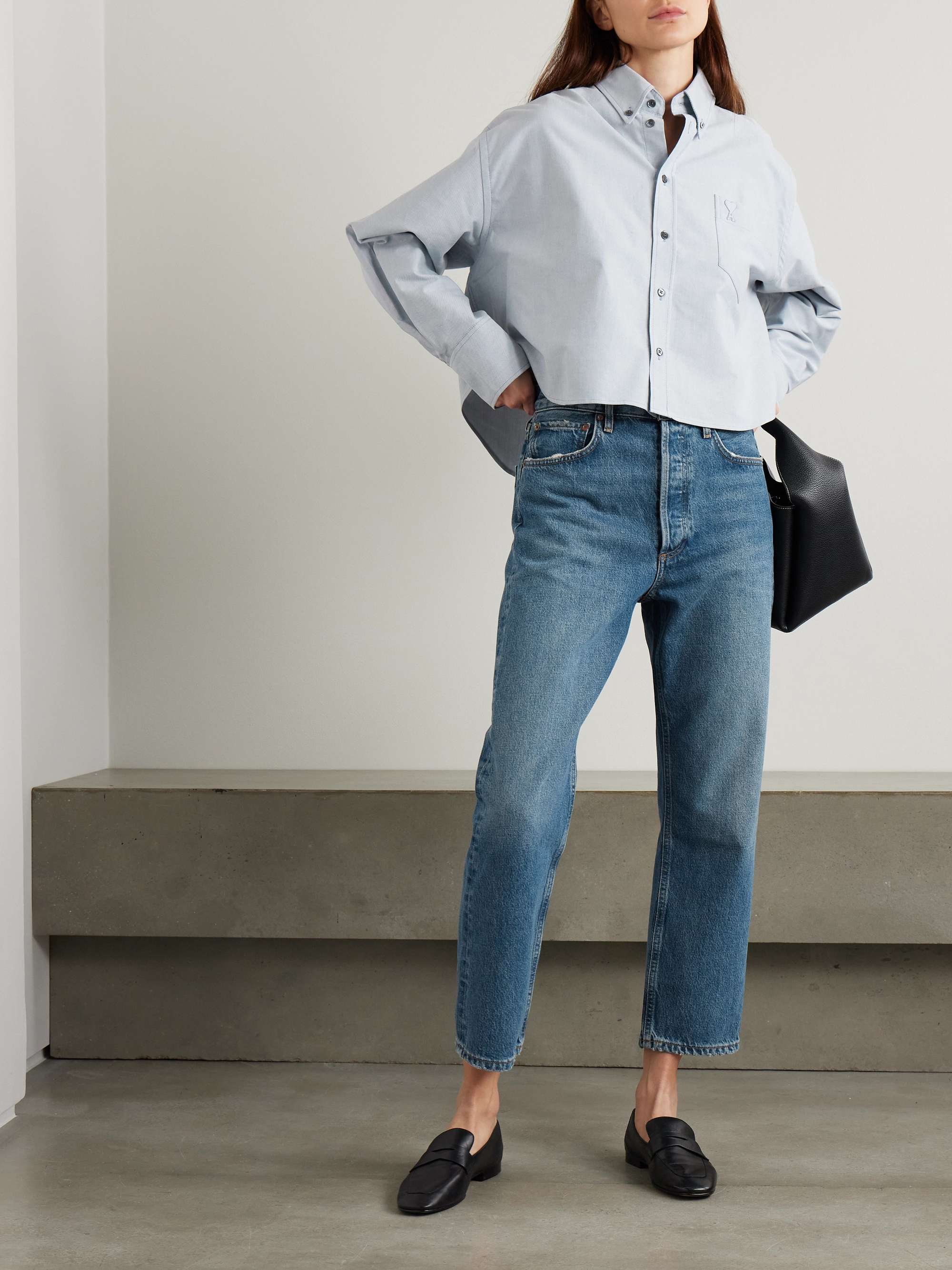 AGOLDE '90s Crop mid-rise straight-leg jeans | NET-A-PORTER