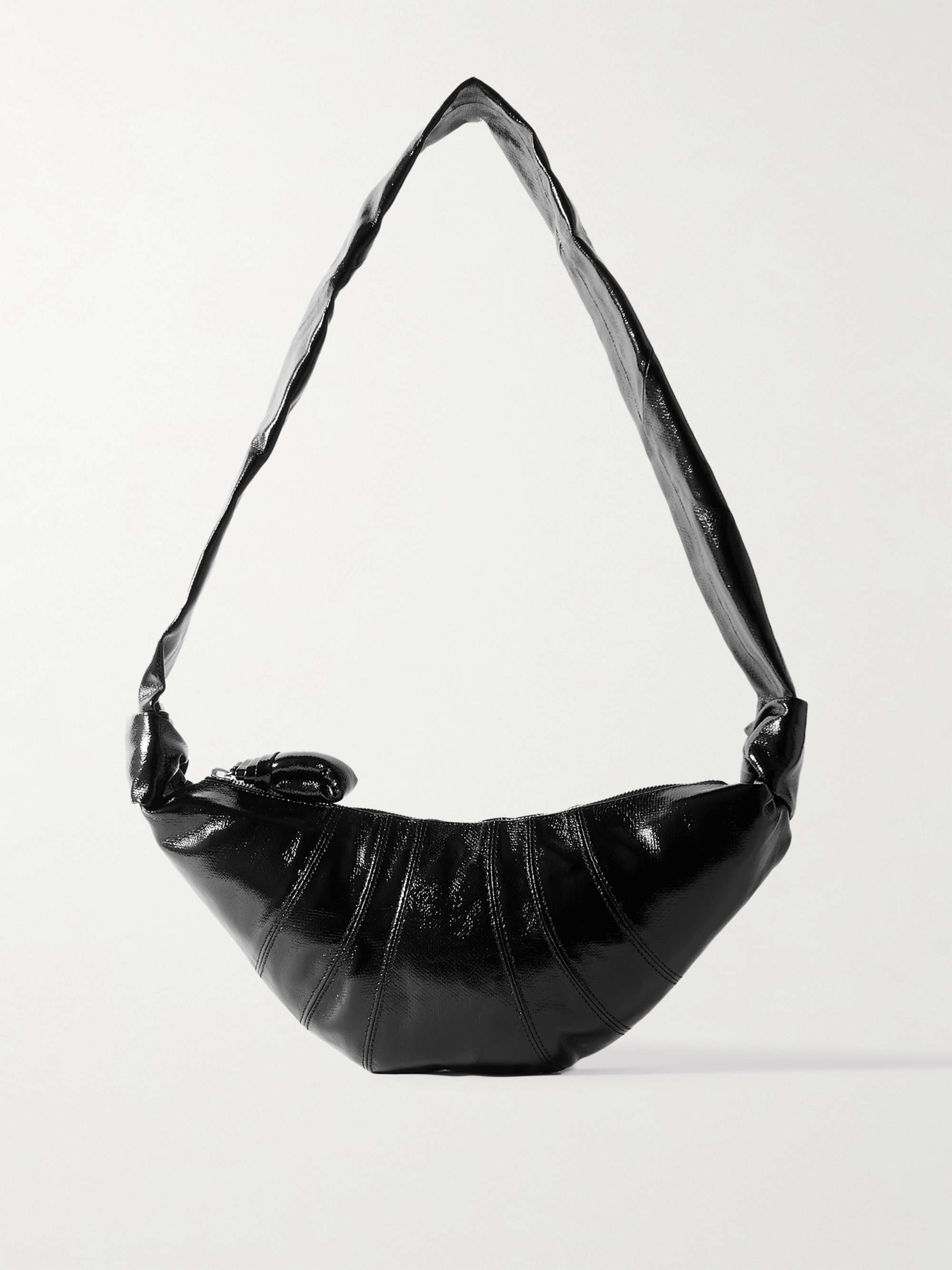 LEMAIRE Croissant small paneled coated-canvas shoulder bag | NET-A