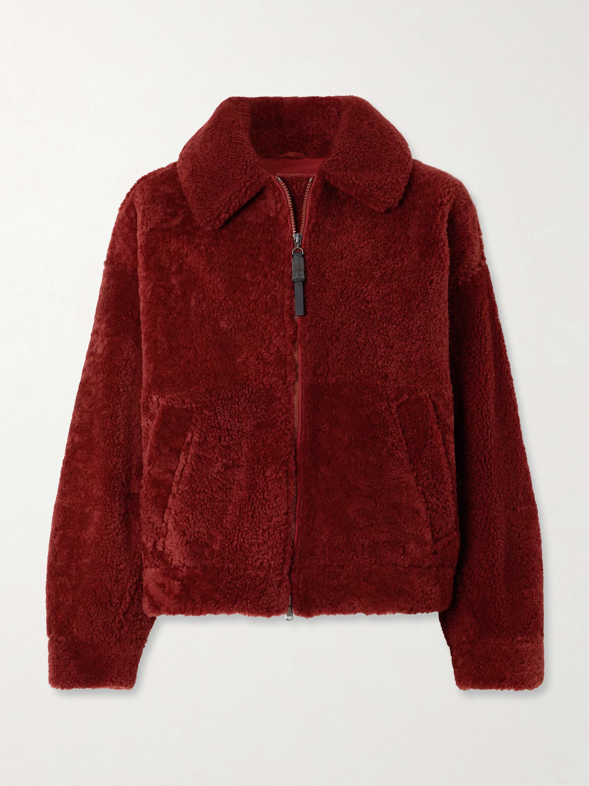 BRUNELLO CUCINELLI Shearling jacket | NET-A-PORTER