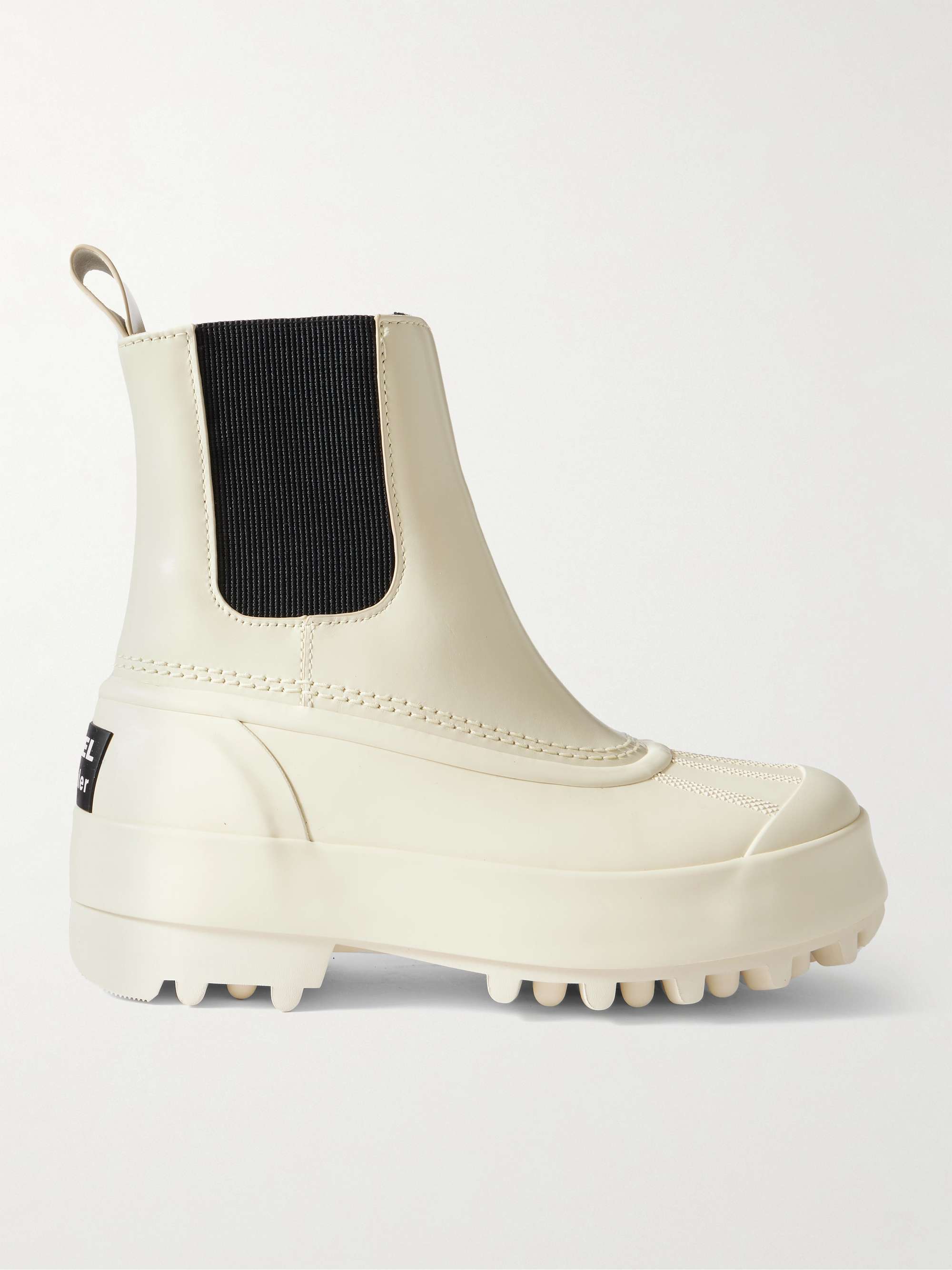 PROENZA SCHOULER + SOREL Caribou leather and rubber platform