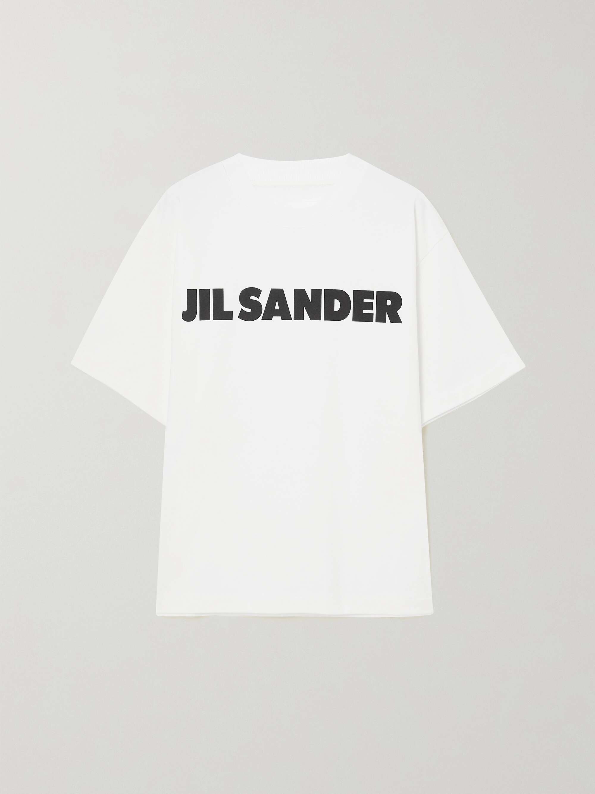 JIL SANDER Printed cotton-jersey T-shirt | NET-A-PORTER