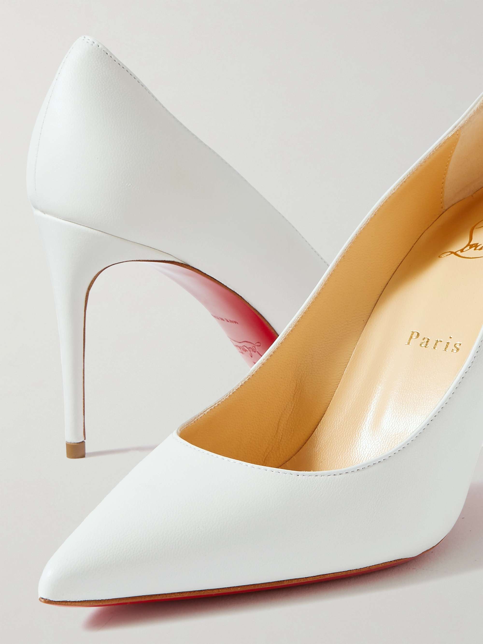 CHRISTIAN LOUBOUTIN Kate 85 leather pumps | NET-A-PORTER