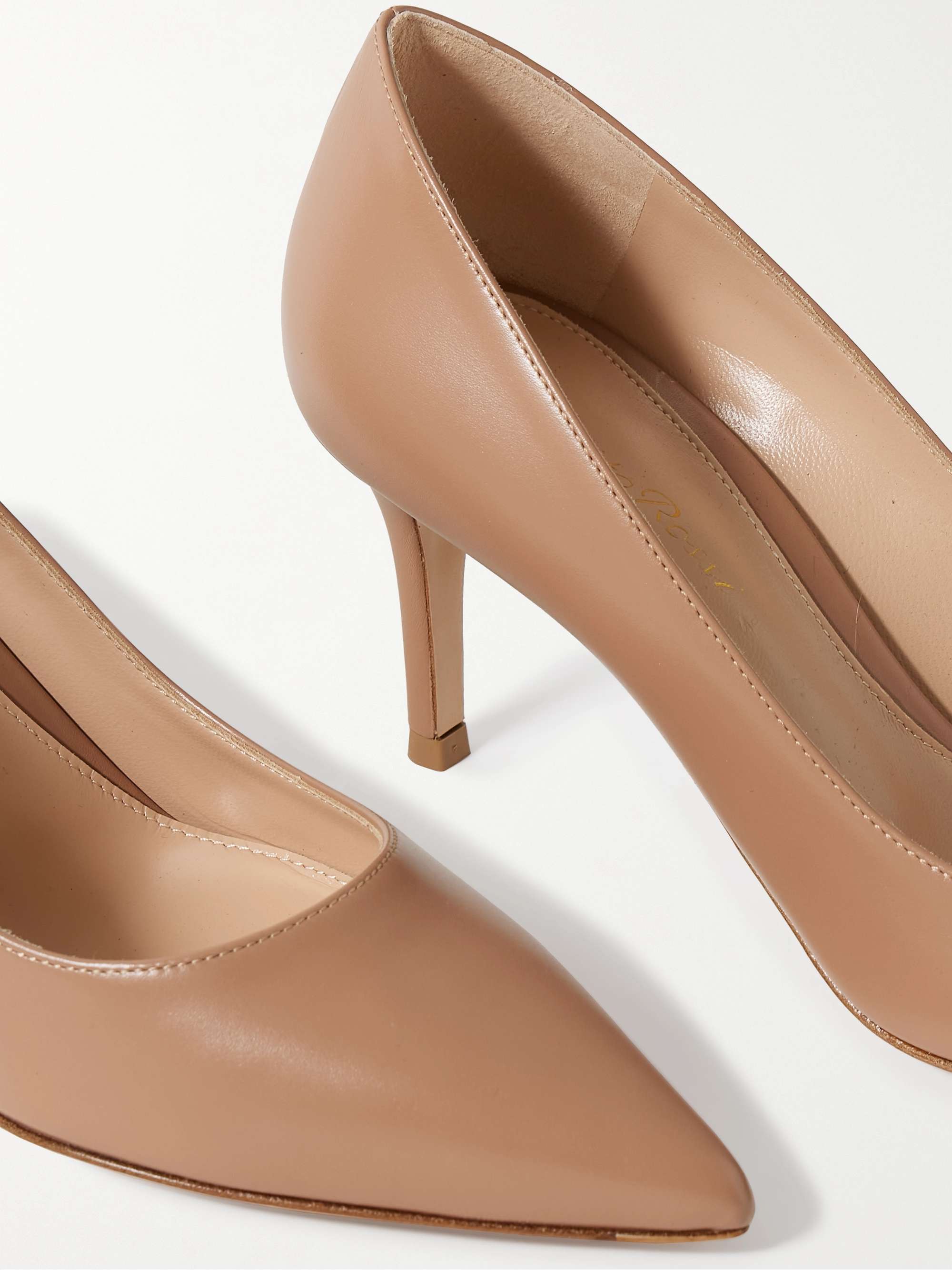 GIANVITO ROSSI Gianvito 70 leather pumps | NET-A-PORTER