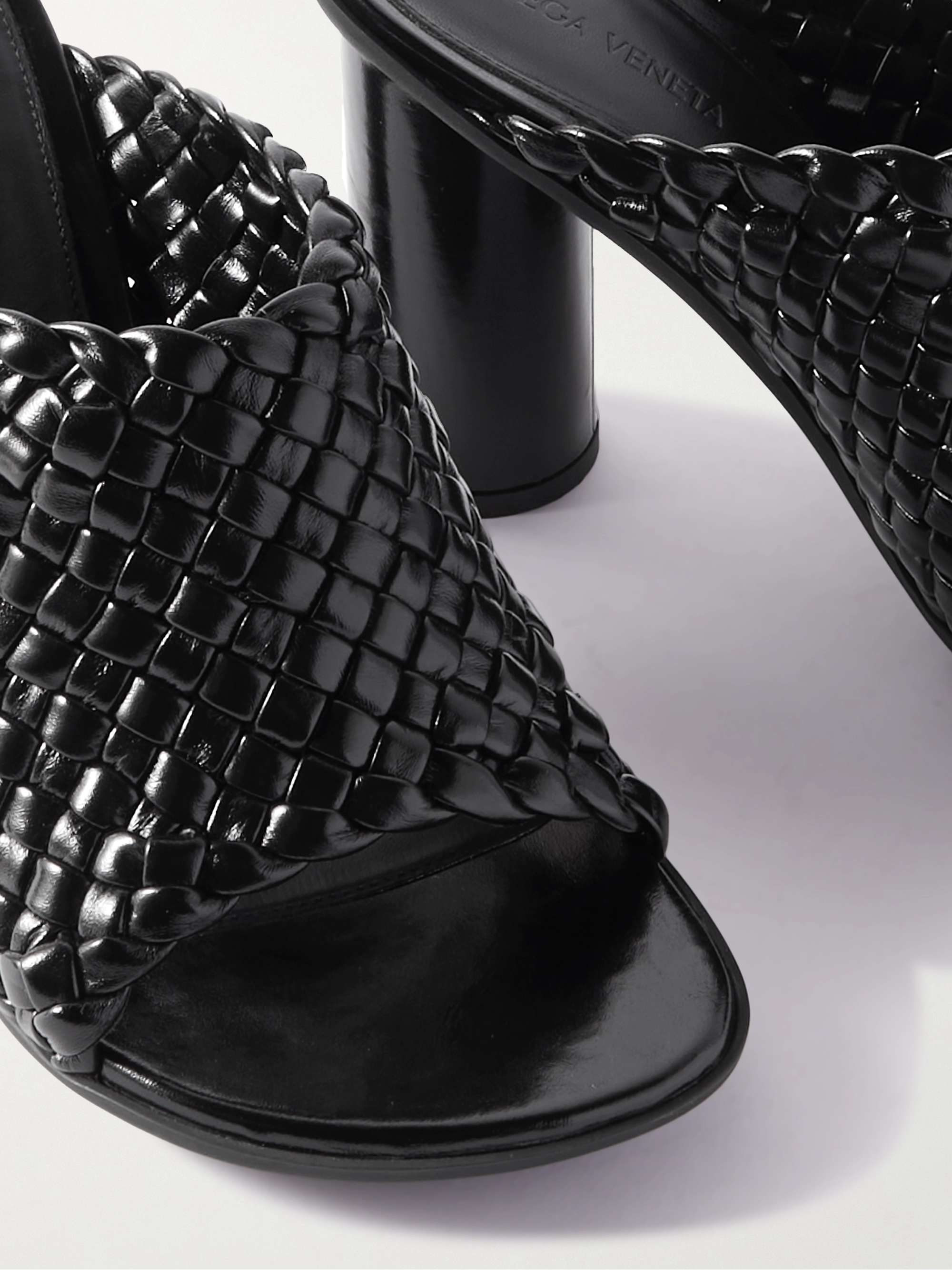 BOTTEGA VENETA Atomic intrecciato leather sandals | NET-A-PORTER