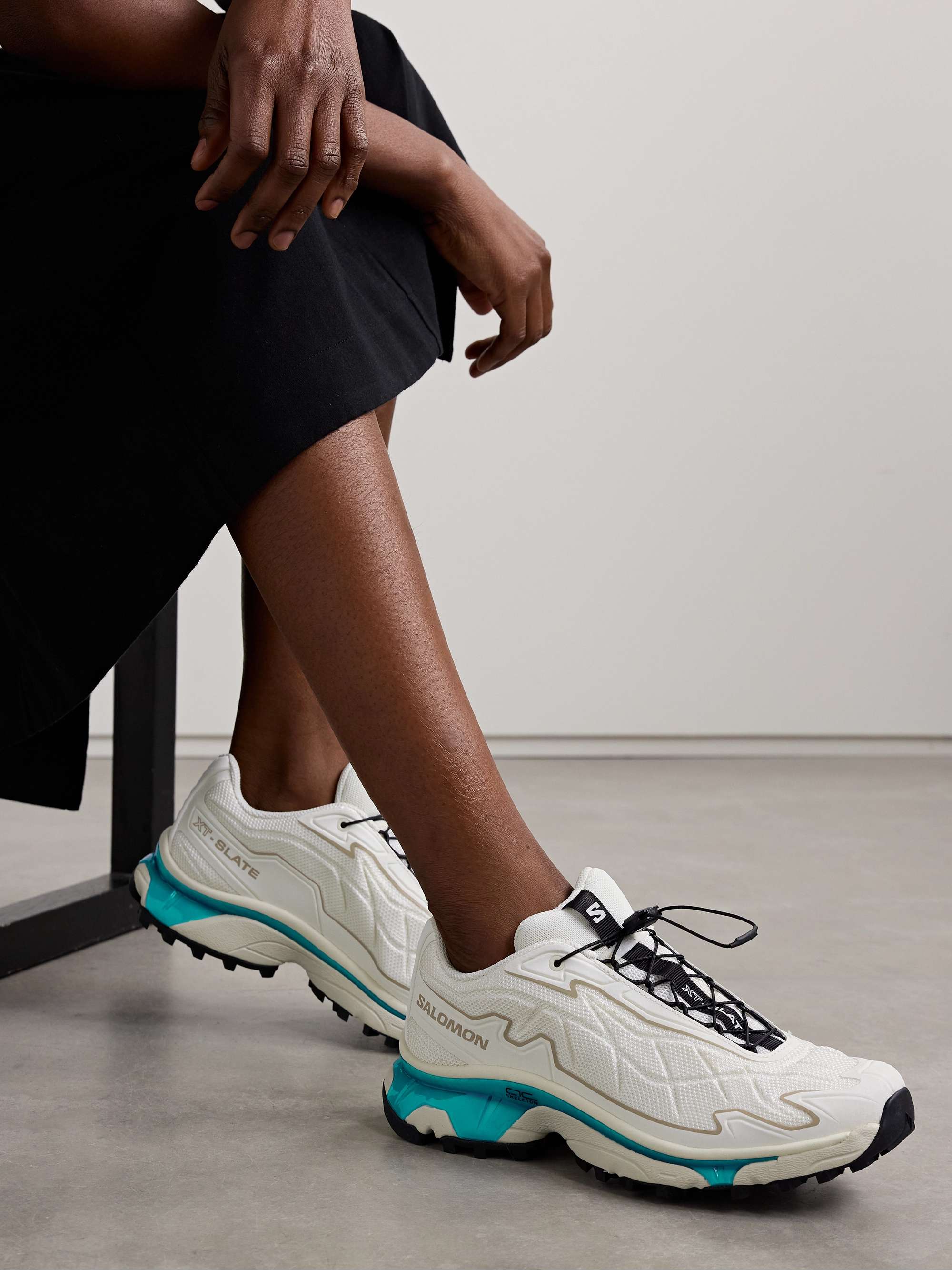 SALOMON XT-SLATE rubber-trimmed mesh sneakers | NET-A-PORTER