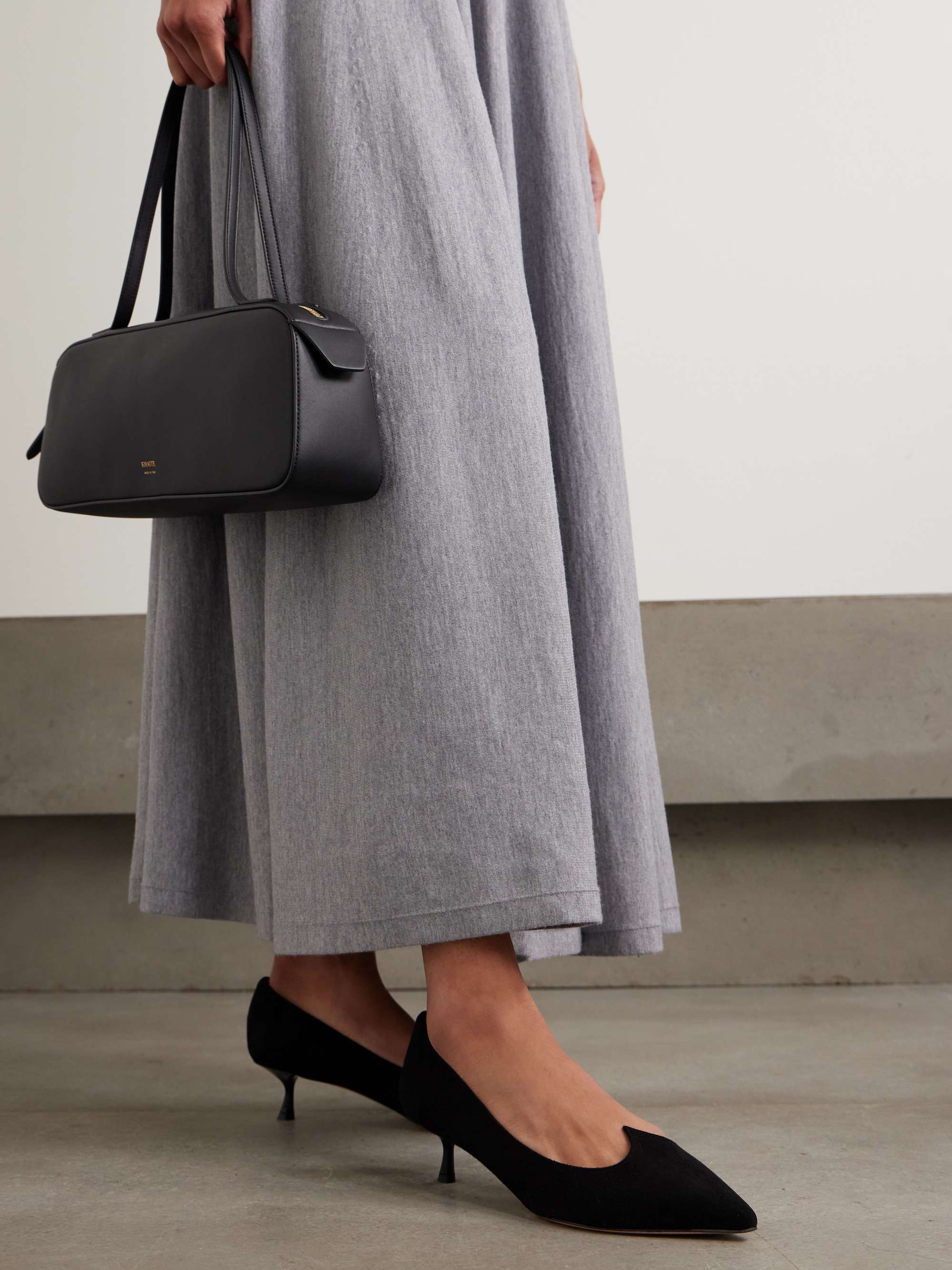 ROGER VIVIER I Love Vivier 45 suede pumps | NET-A-PORTER