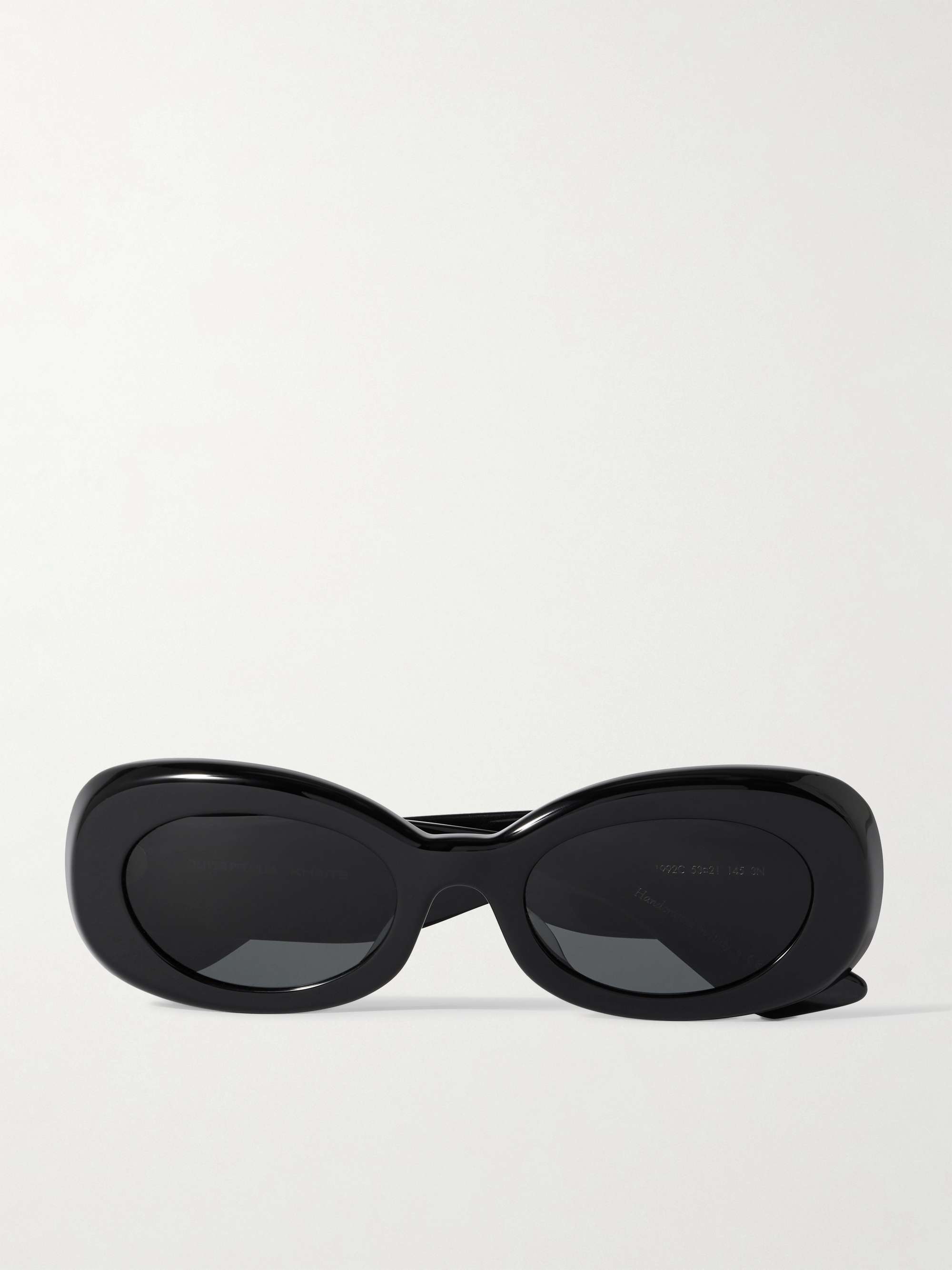 OLIVER PEOPLES + Khaite oval-frame acetate sunglasses | NET-A-PORTER