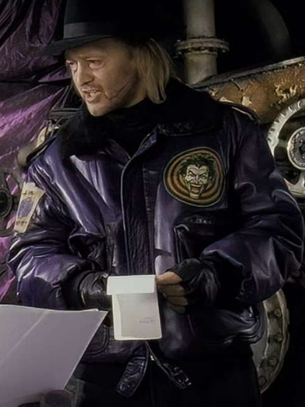 Batman Bob the Goon Joker Purple Jacket | Joker Goon Jacket