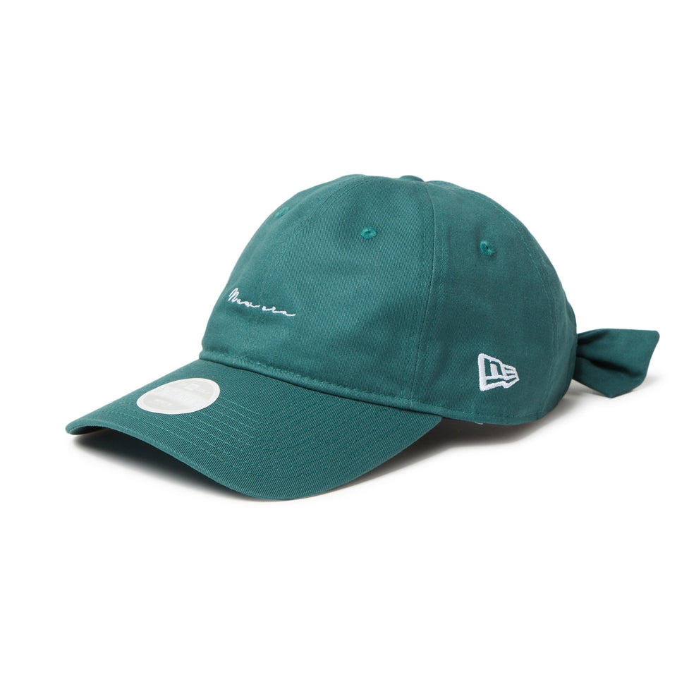 Women's 9TWENTY ロングバイザー Ribbon リボンストラップ パイン
