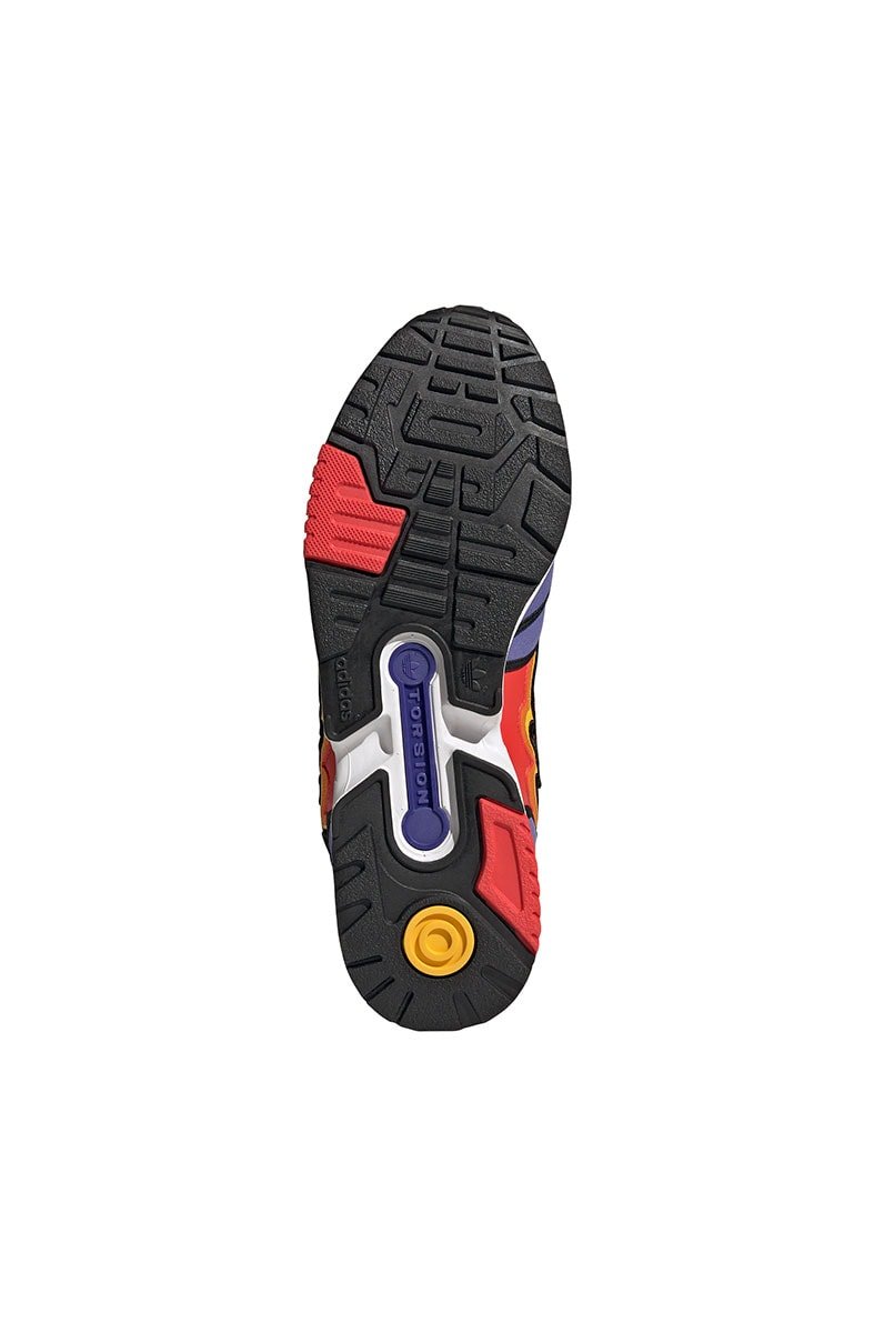 Tênis Adidas ZX 1000 The Simpsons Flaming Moes Roxo/Vermelho