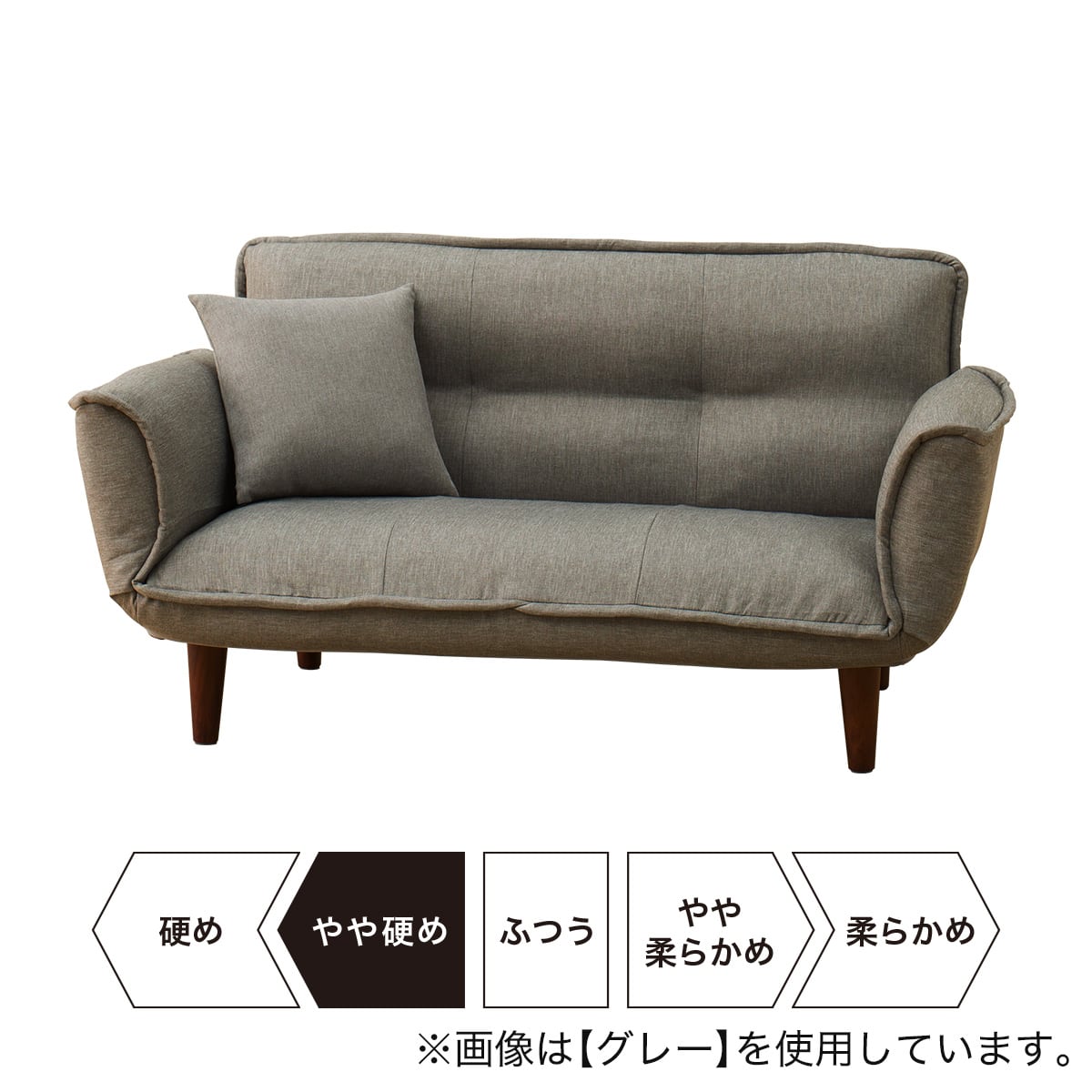 日本製 2人掛けコンパクトカウチソファ 布張りタイプ (BR) | ニトリ