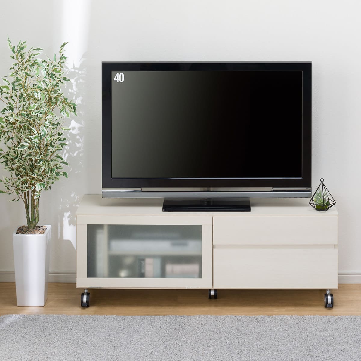 ニトリ テレビ台(ローボードランダム140 LB DBR) ニトリ テレビ台