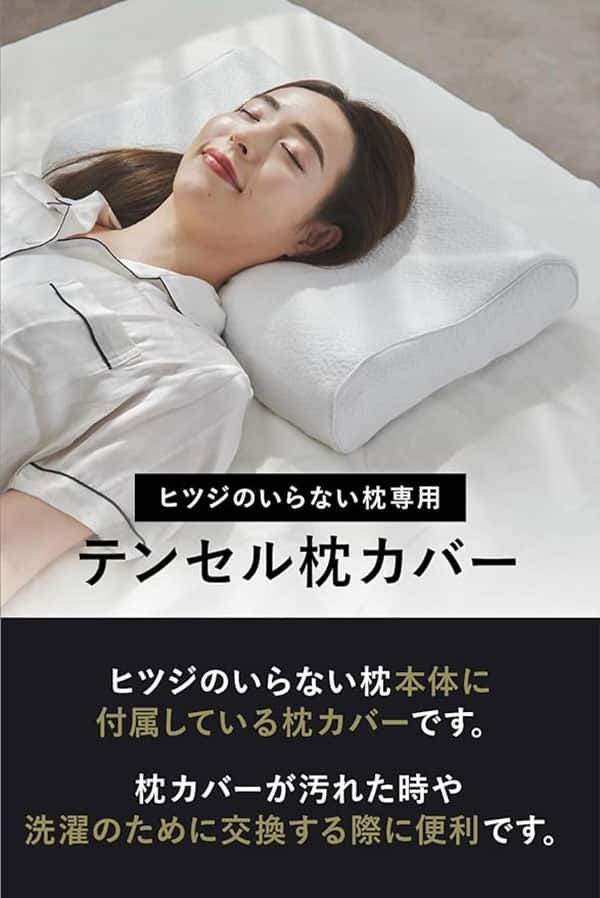 ヒツジのいらない枕 『至極』専用 ふわふわ枕カバー 【ご注文後